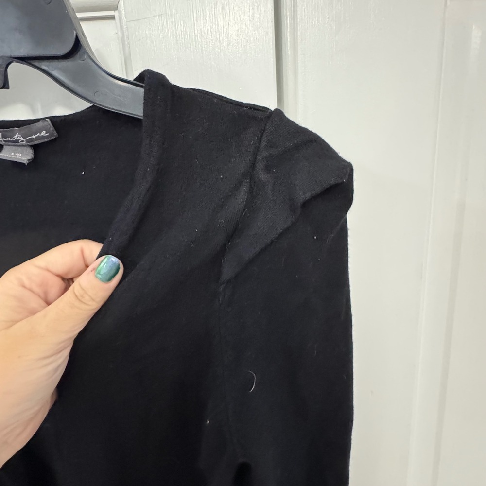 Twenty One‎ Black Button-Front Cardigan | Size Large - Picture 2 of 7